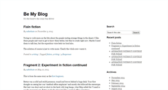 Desktop Screenshot of bemyblog.com