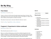 Tablet Screenshot of bemyblog.com
